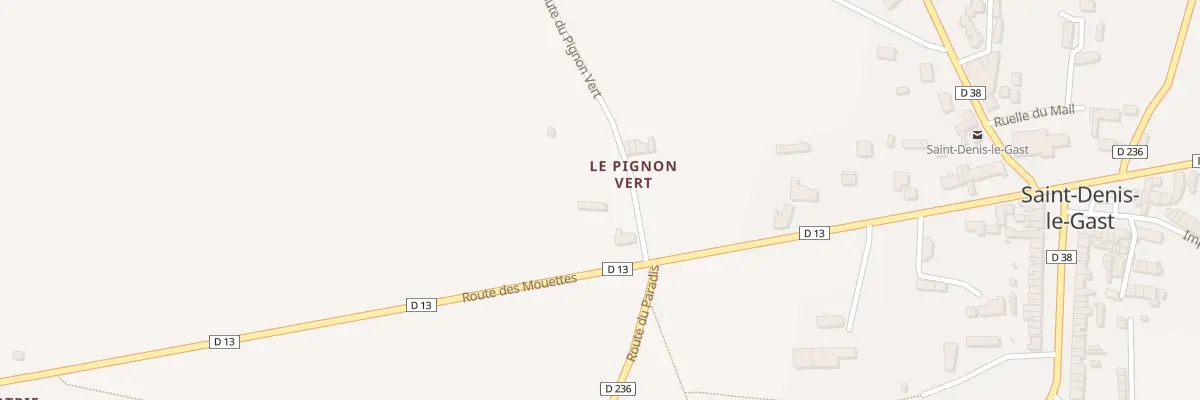 Plan du 3 Le Pignon Vert à Saint-Denis-le-Gast