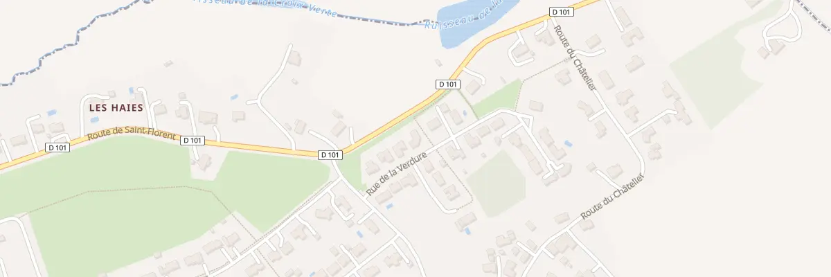 Plan du 7 Rue de la verdure au Tablier