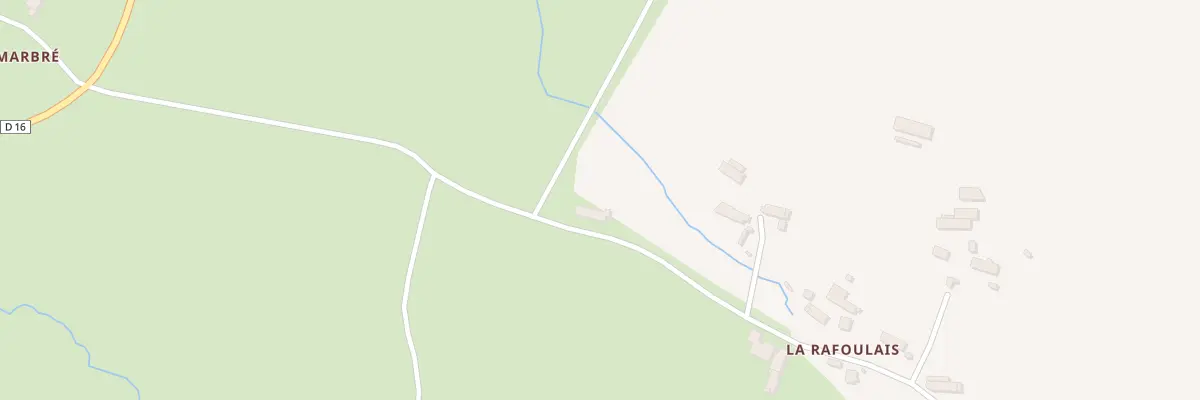 Plan du 5121 La Rafoulais aux Portes du Coglais