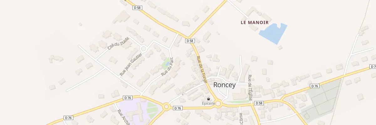 Plan du 21 Rue de la Forge à Roncey