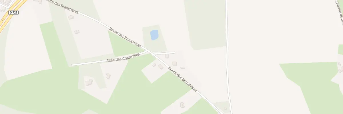 Plan du 1 Rte des Branchères au Cellier