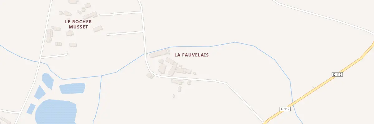 Plan du 4 La Fauvelais à Livré-sur-Changeon