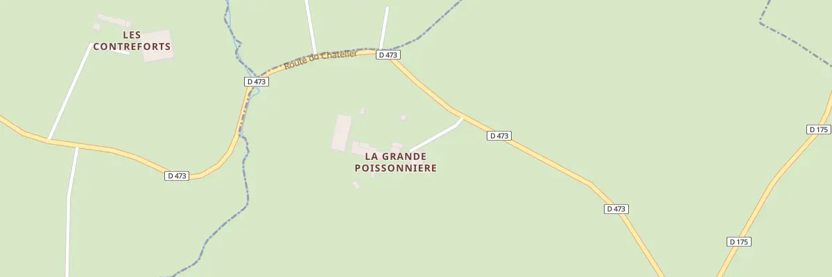 Plan du 1 La Grande Poissonniere à Chavoy