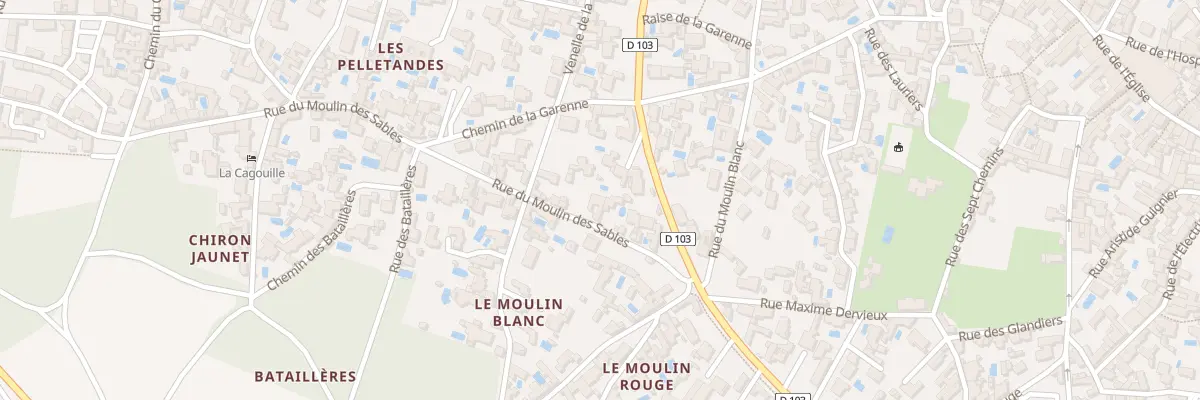 Plan du 8 Rue du Moulin des Sables à La Flotte