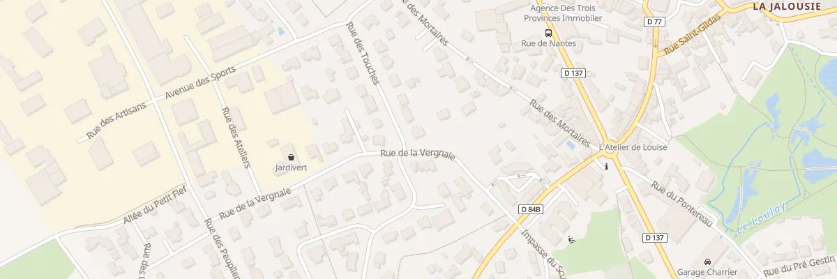 Plan du 2 Rue des touches à Montaigu-Vendée