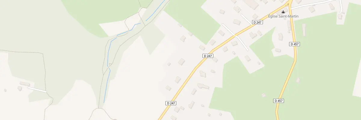Plan du 20 Rue de la Baie - Saint Martin à Avranches
