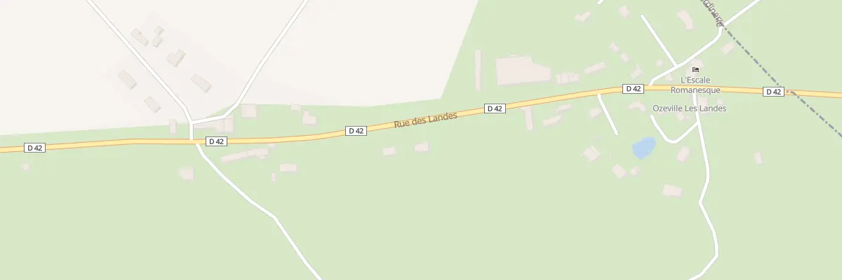 Plan du 16 Rue des Landes à Ozeville