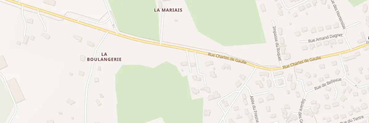 Plan du 63 Rue Charles de Gaulle à Maen Roch