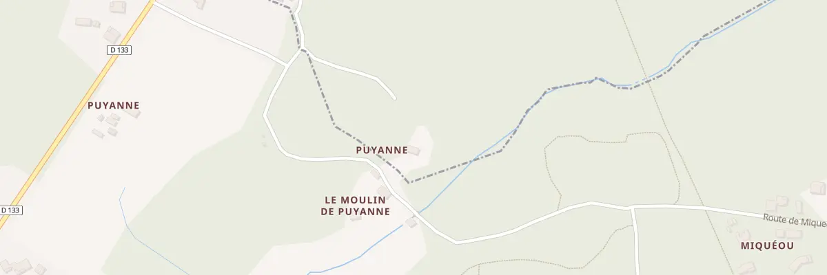 Plan du 309 Galey à Tosse