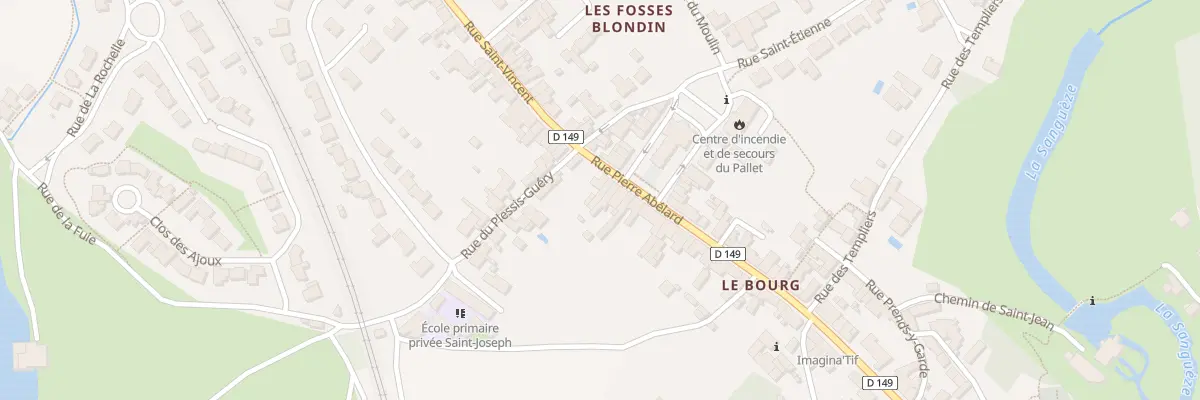 Plan du 6 Rue pierre abélard au Pallet