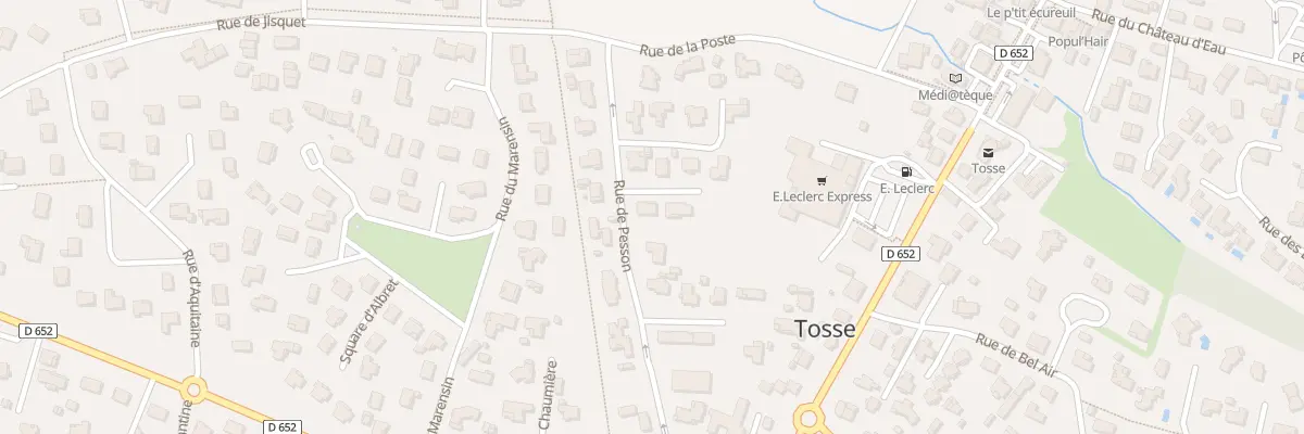 Plan du 2 Sq de Pesson à Tosse