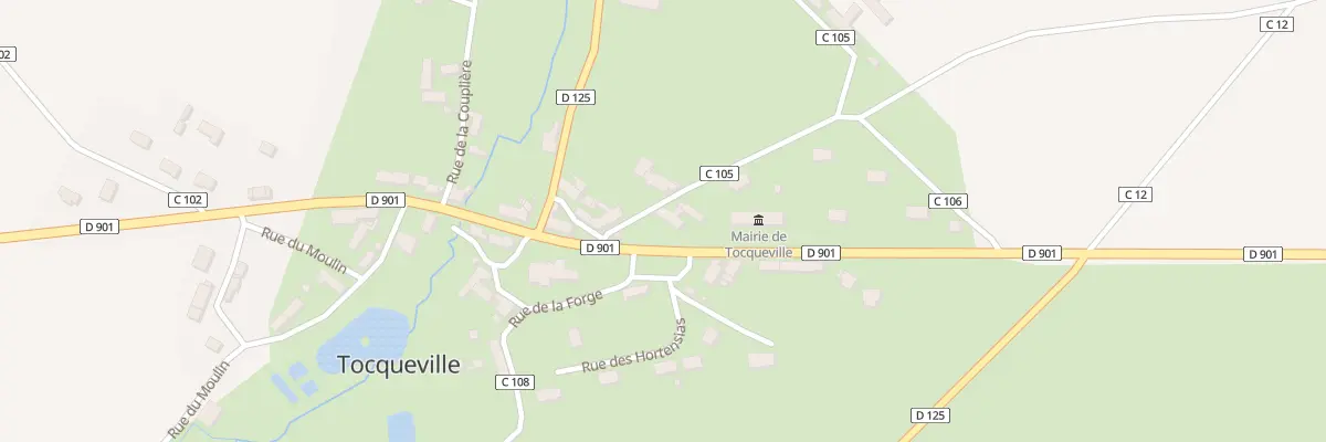 Plan du 23 Rue Alexis de Tocqueville à Tocqueville