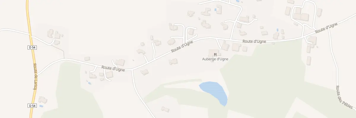 Plan du 2489 Rte d’Ugne à Saubrigues