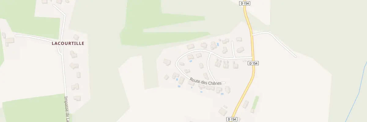 Plan du 195 Rte des Chênes à Saint-Barthélemy