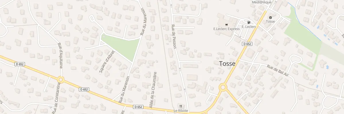 Plan du 8 Rue de Pesson à Tosse