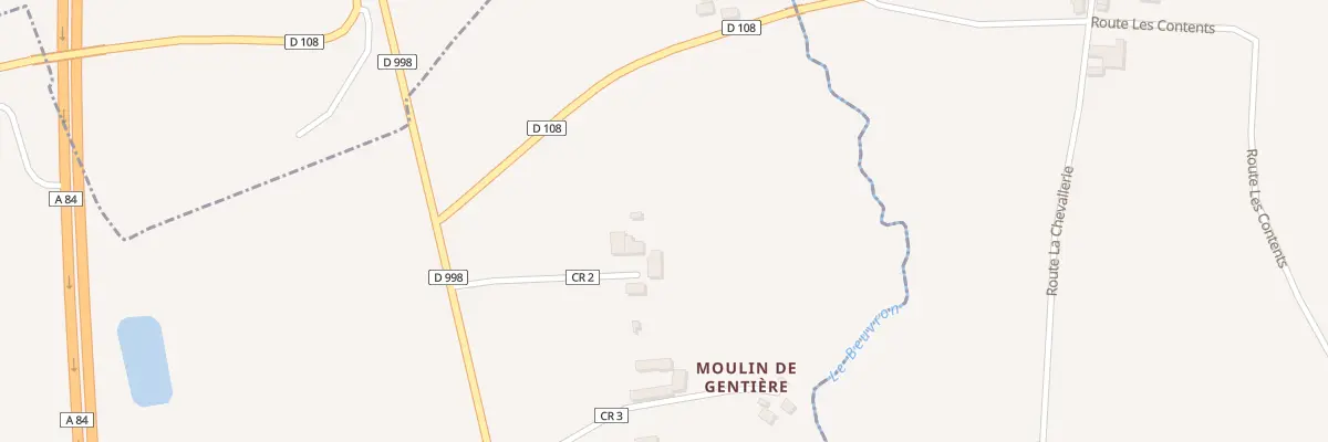 Plan du 5693 Moulin Gentiere - St-James à Saint-James