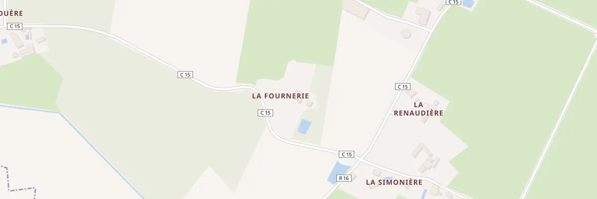 Plan du 1 La Fournerie à Couffé