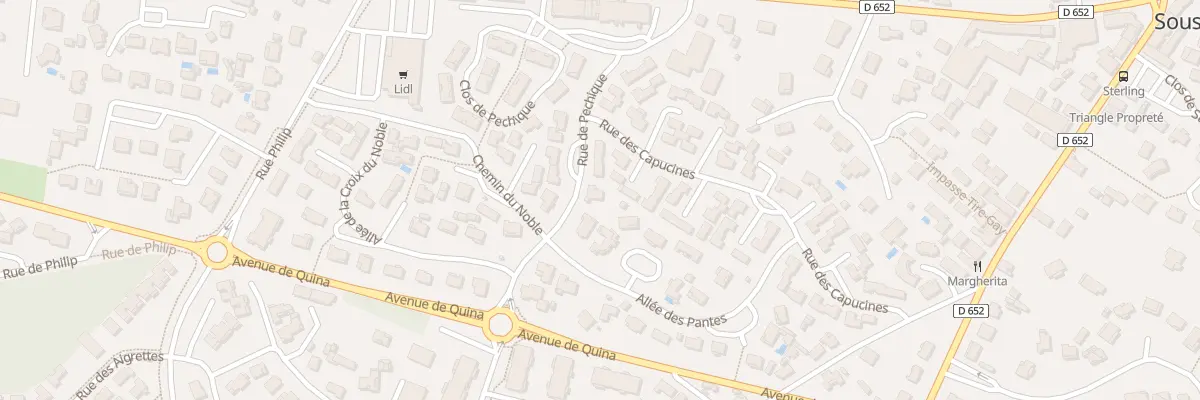 Plan du 4 Rue de Pechique à Soustons