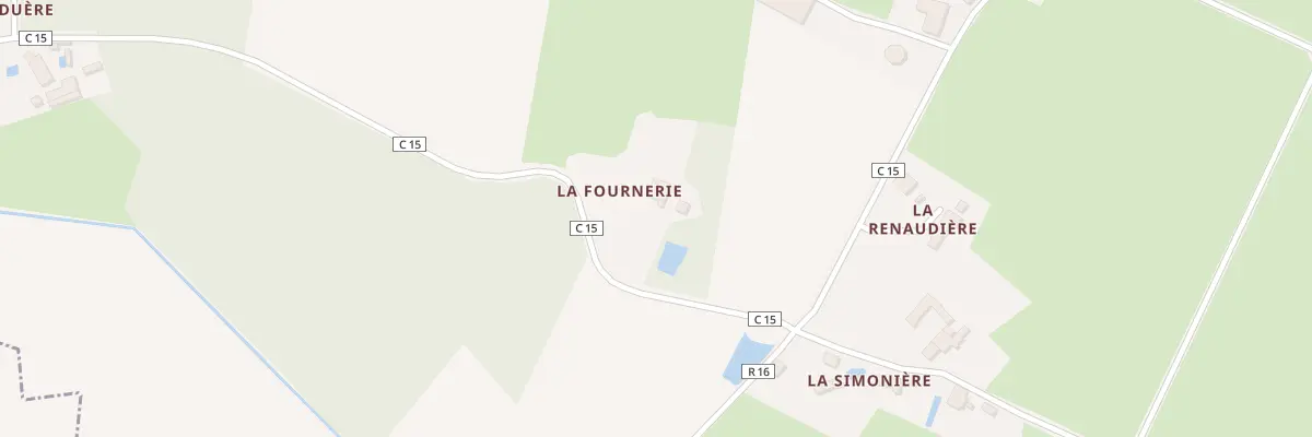 Plan du 2 La Fournerie à Couffé