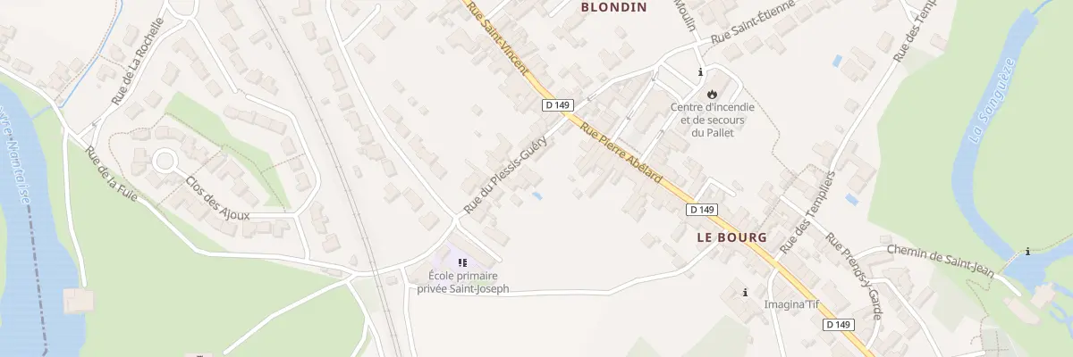 Plan du 7 Rue du Plessis Guéry au Pallet