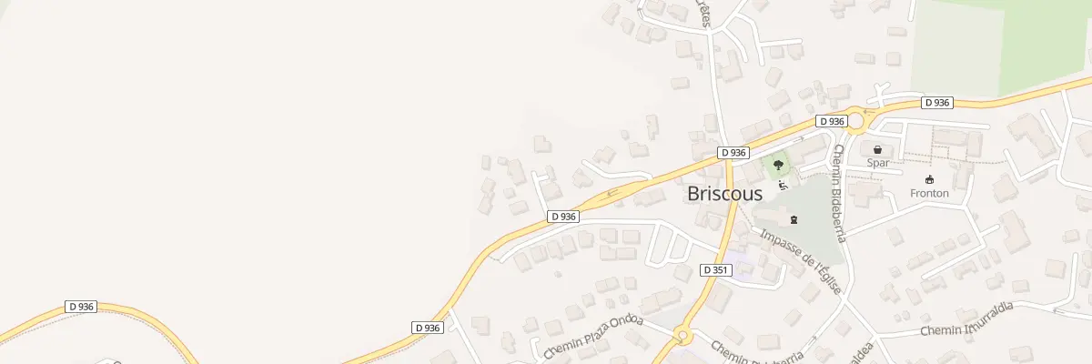 Plan du 304 Rte du Bourg à Briscous