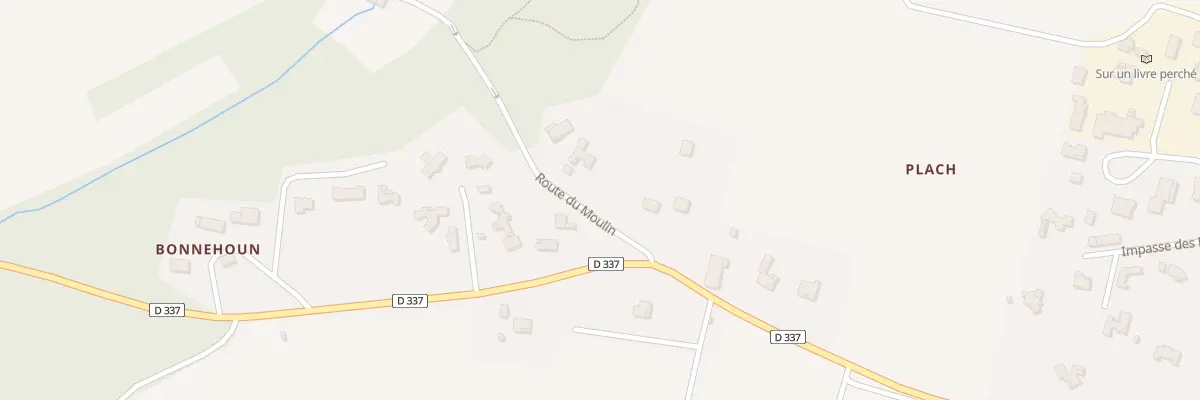 Plan du 543 Rte du Moulin à Saubion