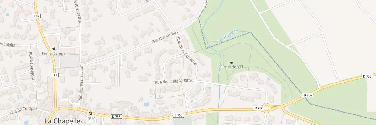 Plan du 7 Rue de la goulaine à La Chapelle-Heulin