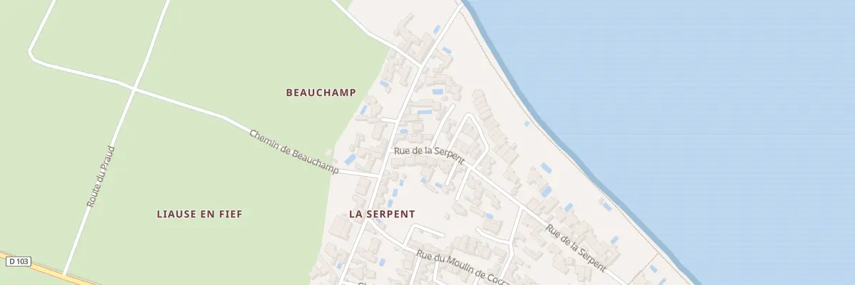 Plan du 3B Rue de la Serpent à La Flotte