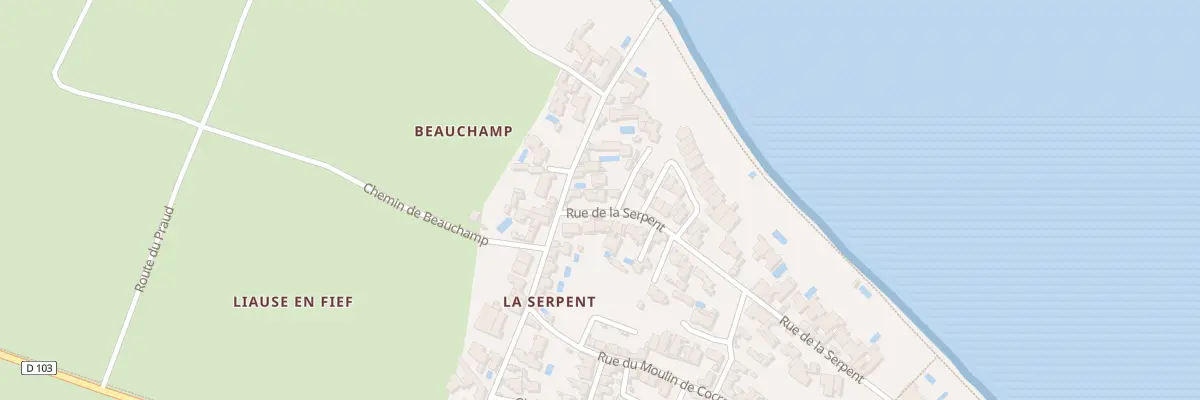 Plan du 1 Rue de la Serpent à La Flotte