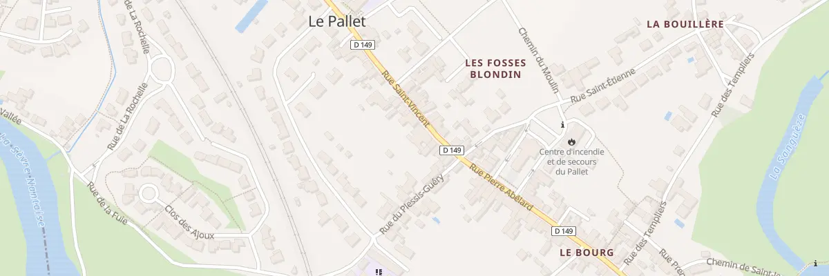 Plan du 9B Rue saint-vincent au Pallet
