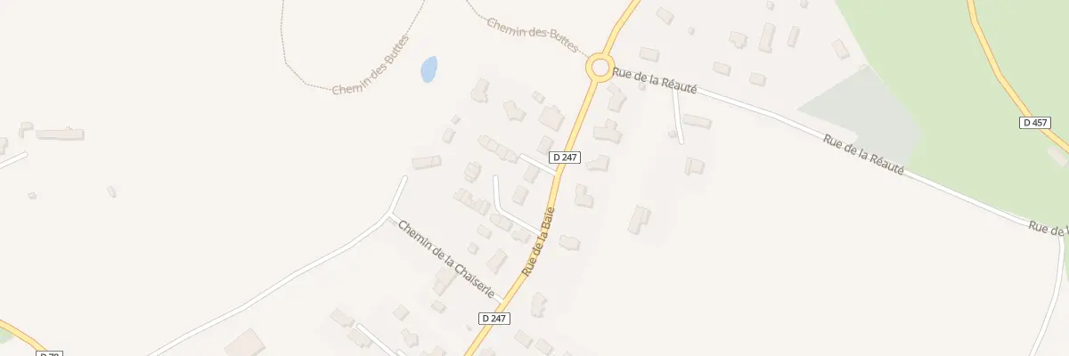 Plan du 40 Rue de la Baie - Saint Martin à Avranches