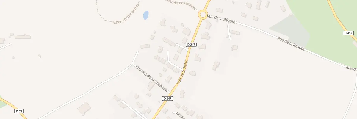 Plan du 42 Rue de la Baie - Saint Martin à Avranches