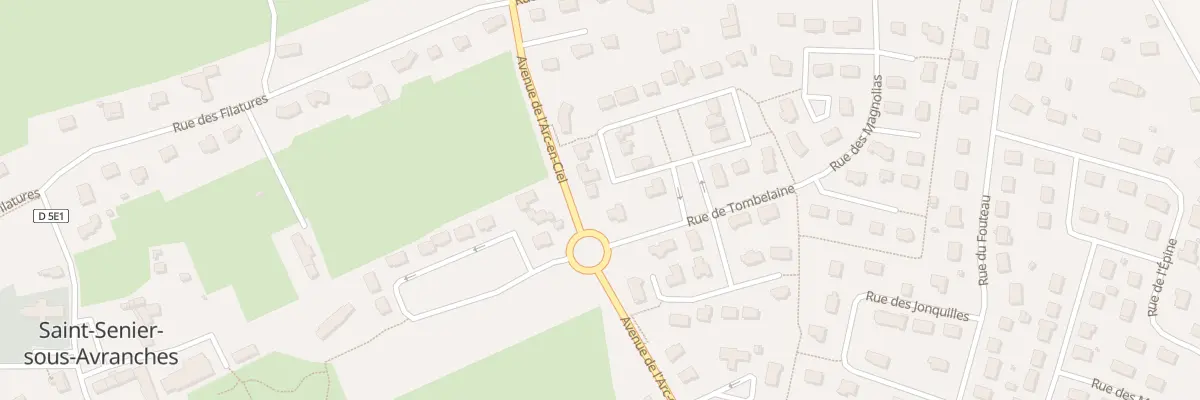 Plan du 30 Rue des Chênes Verts à Saint-Senier-sous-Avranches