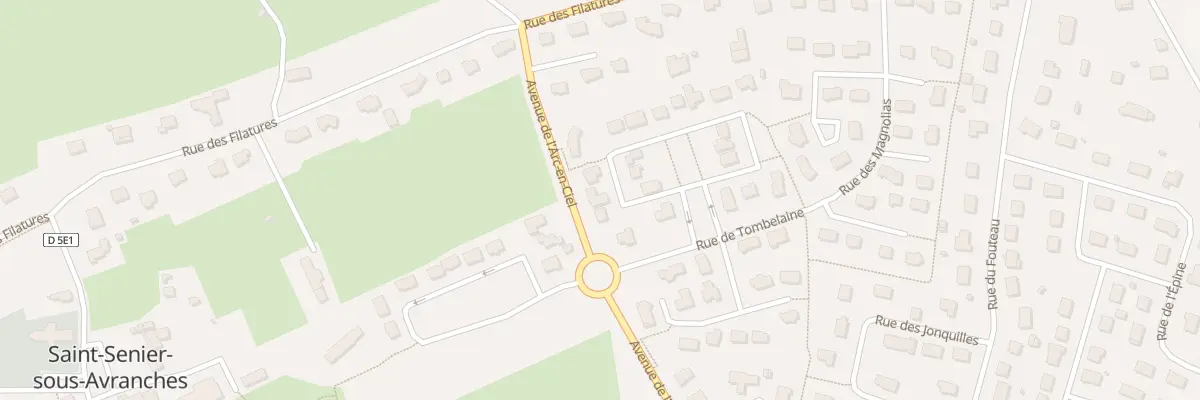Plan du 28 Rue des Chênes Verts à Saint-Senier-sous-Avranches