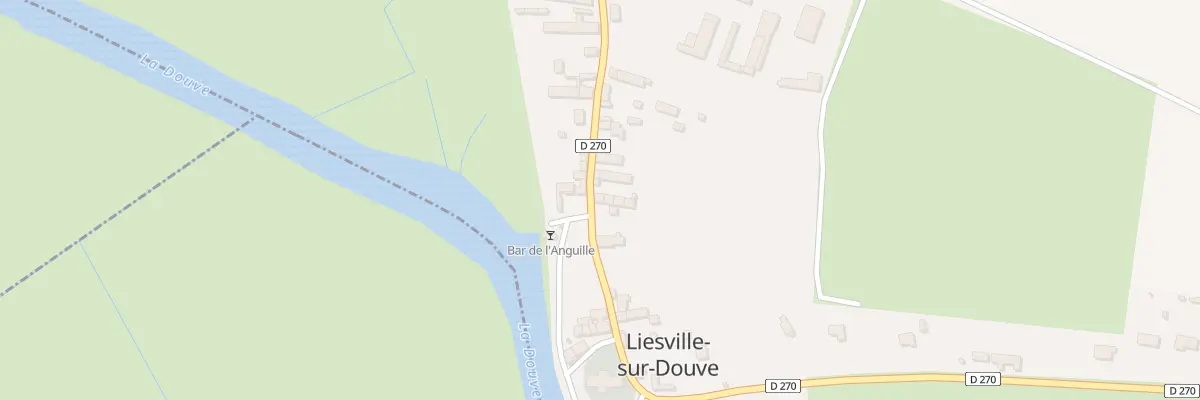 Plan du 16 L’Eglise à Liesville-sur-Douve