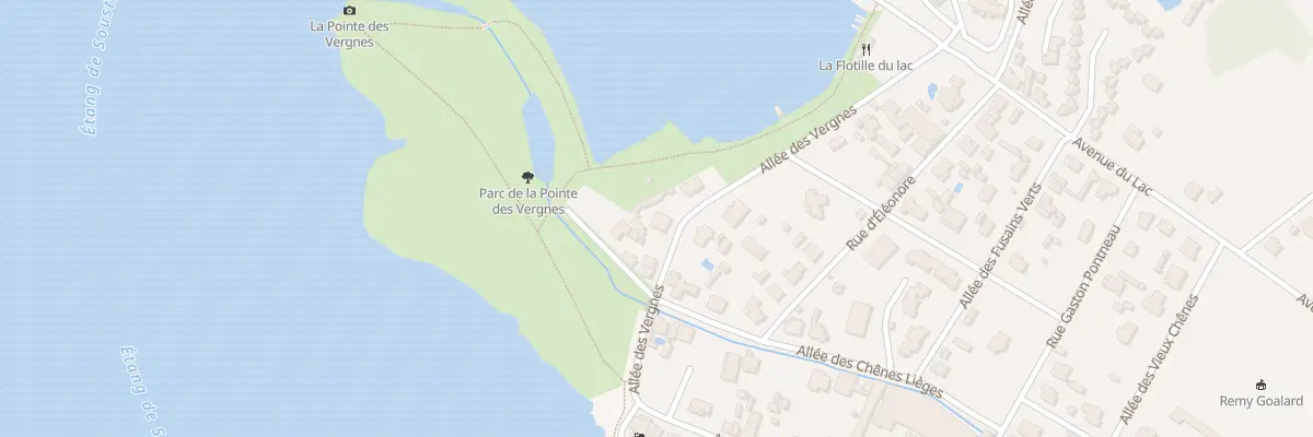 Plan du 5 All des Vergnes à Soustons