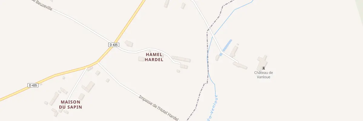 Plan du 35 Rte de la Térouzière à Montcuit