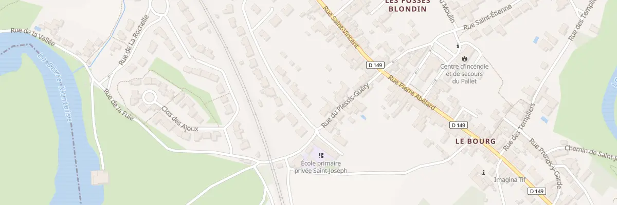 Plan du 21 Rue étienne sautejeau au Pallet