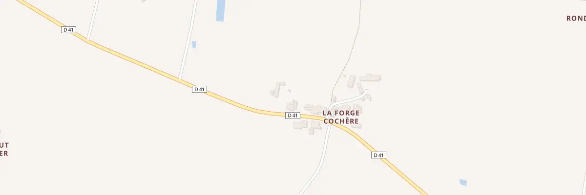 Plan du 5740 La Forge Cochere à Retiers