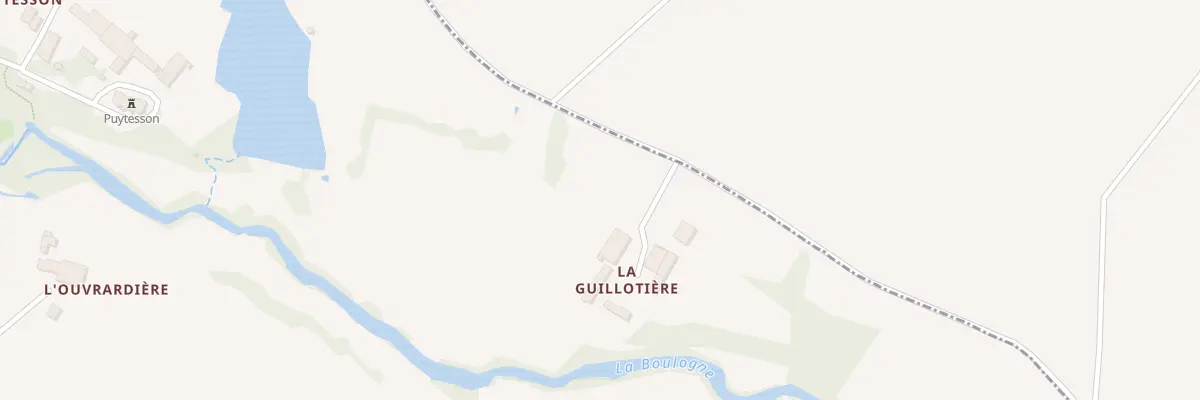 Plan du 2 La Basse Guillotière à Saint-Denis-la-Chevasse