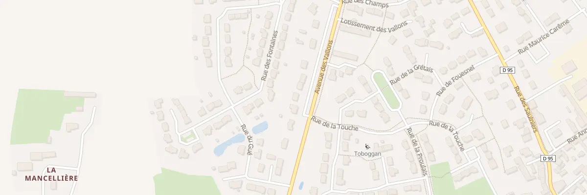 Plan du 16 Avenue des Vallons à Louvigné-de-Bais