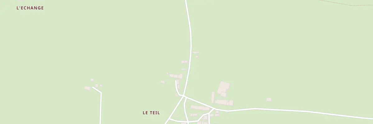 Plan du 15 Le Teil à Maen Roch