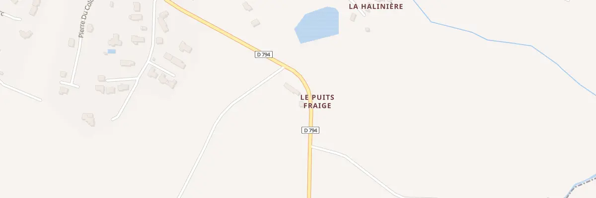 Plan du 5168 Le Puits Fraige à Livré-sur-Changeon