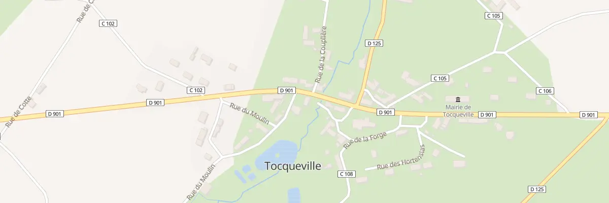 Plan du 4 Rue de la Forge à Tocqueville
