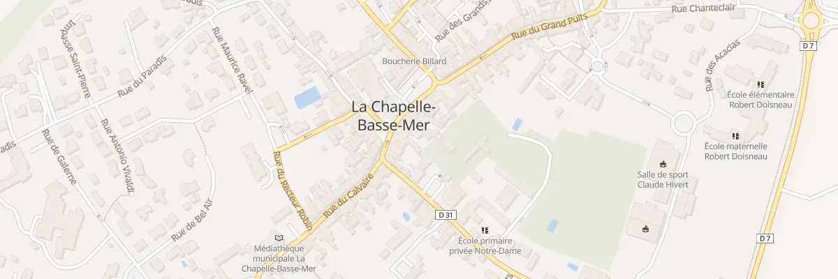 Plan du 14 Pl de l’Eglise Chapelle Bm à Divatte-sur-Loire