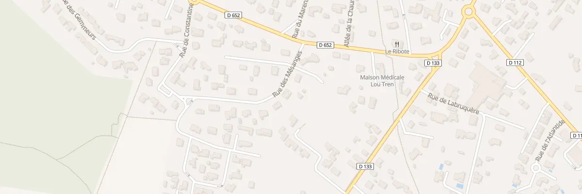 Plan du 5 Rue des Mesanges à Tosse