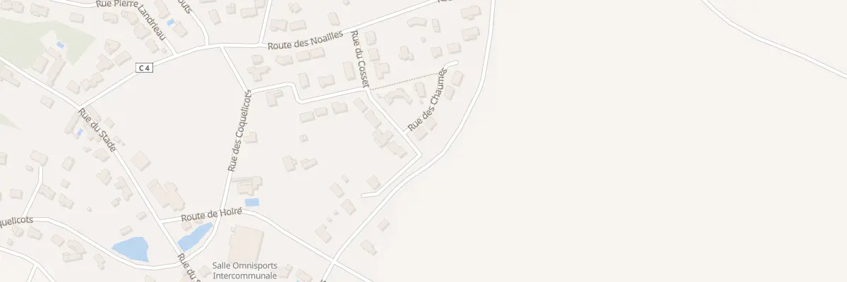 Plan du 2 Rue des chaumes au Champ-Saint-Père