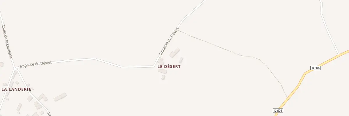 Plan du 1 Imp du Désert à Camprond