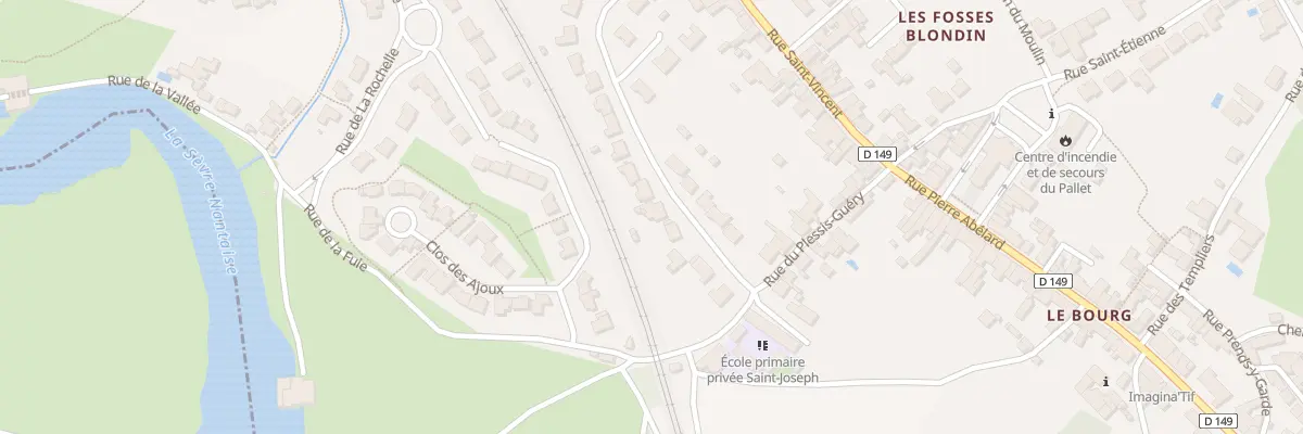 Plan du 24 Rue étienne sautejeau au Pallet