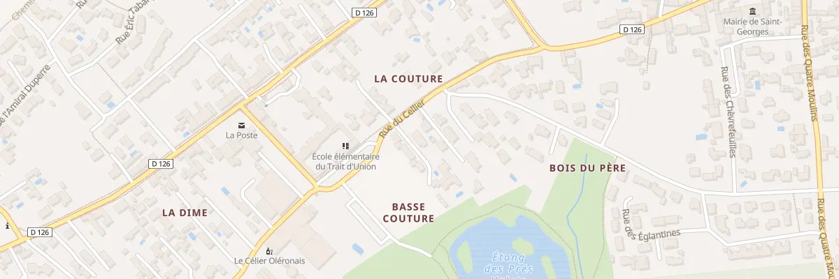 Plan du 195 Rue du Cellier à Saint-Georges-d’Oléron